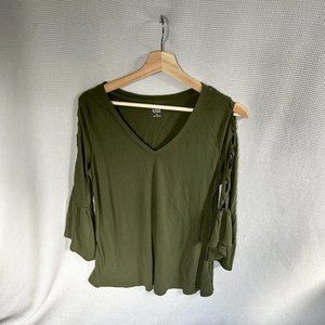 A.n.a bell sleeve top